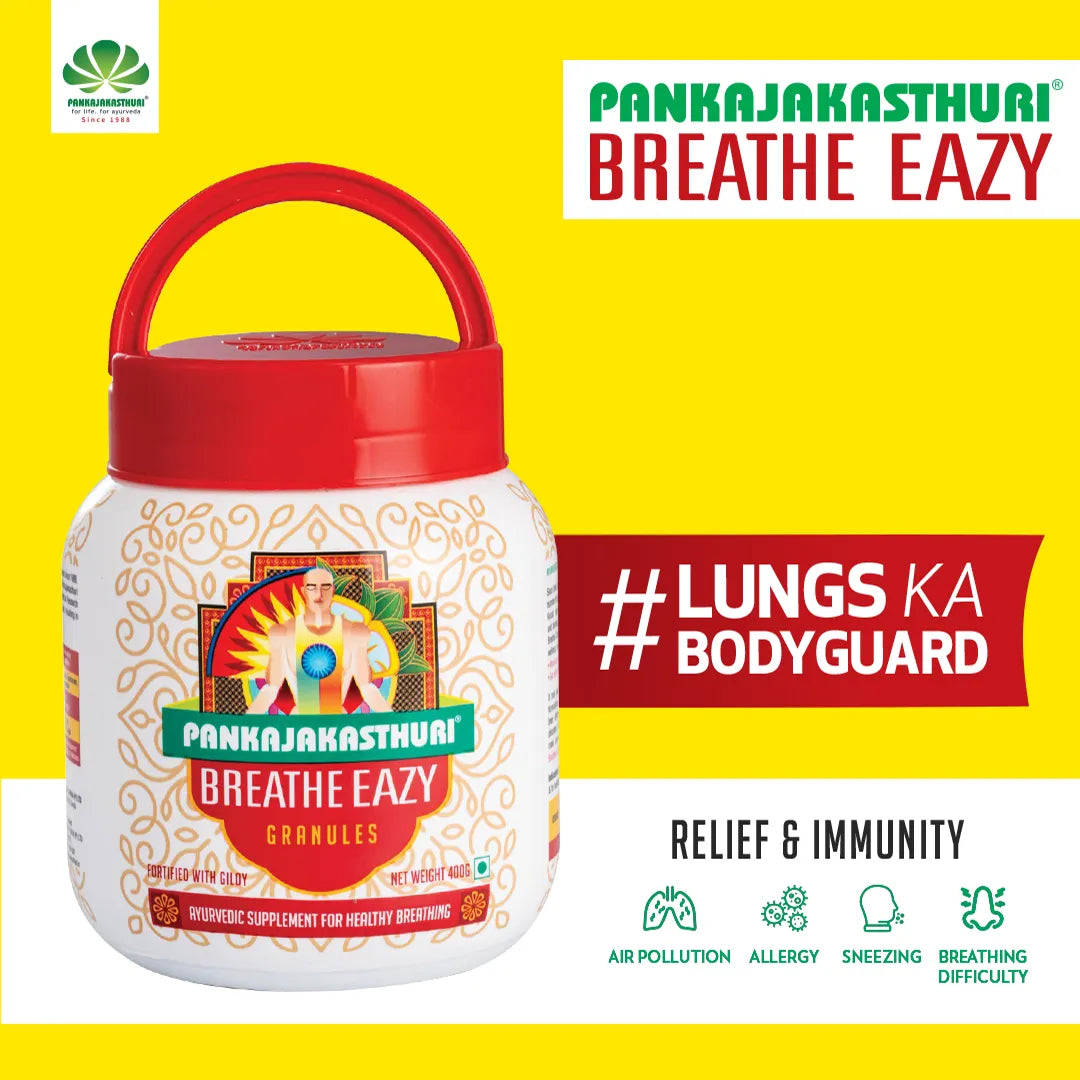 Breathe Eazy Granules | Ayurvedic Solution for Healthy Breathing
