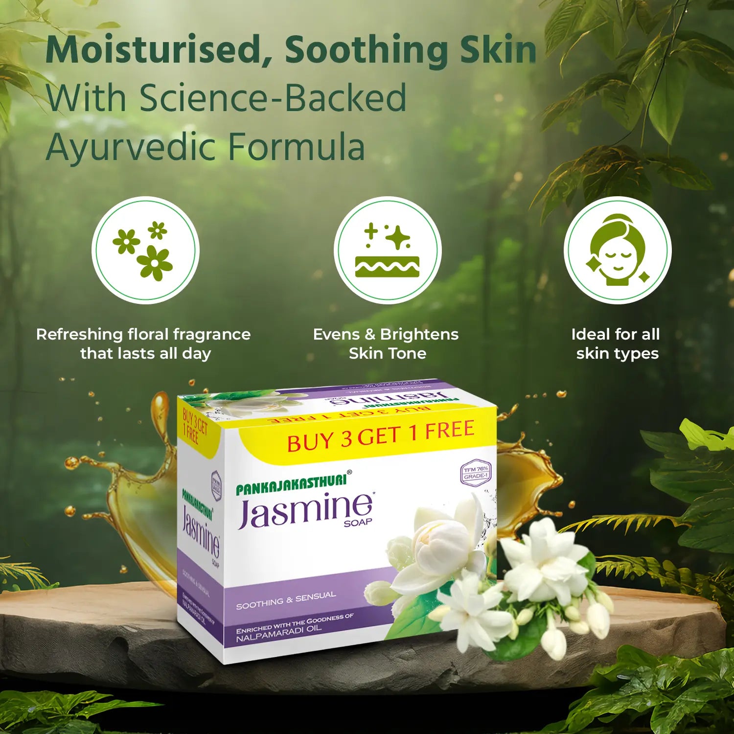 Jasmine Soap - Soothing and Sensual