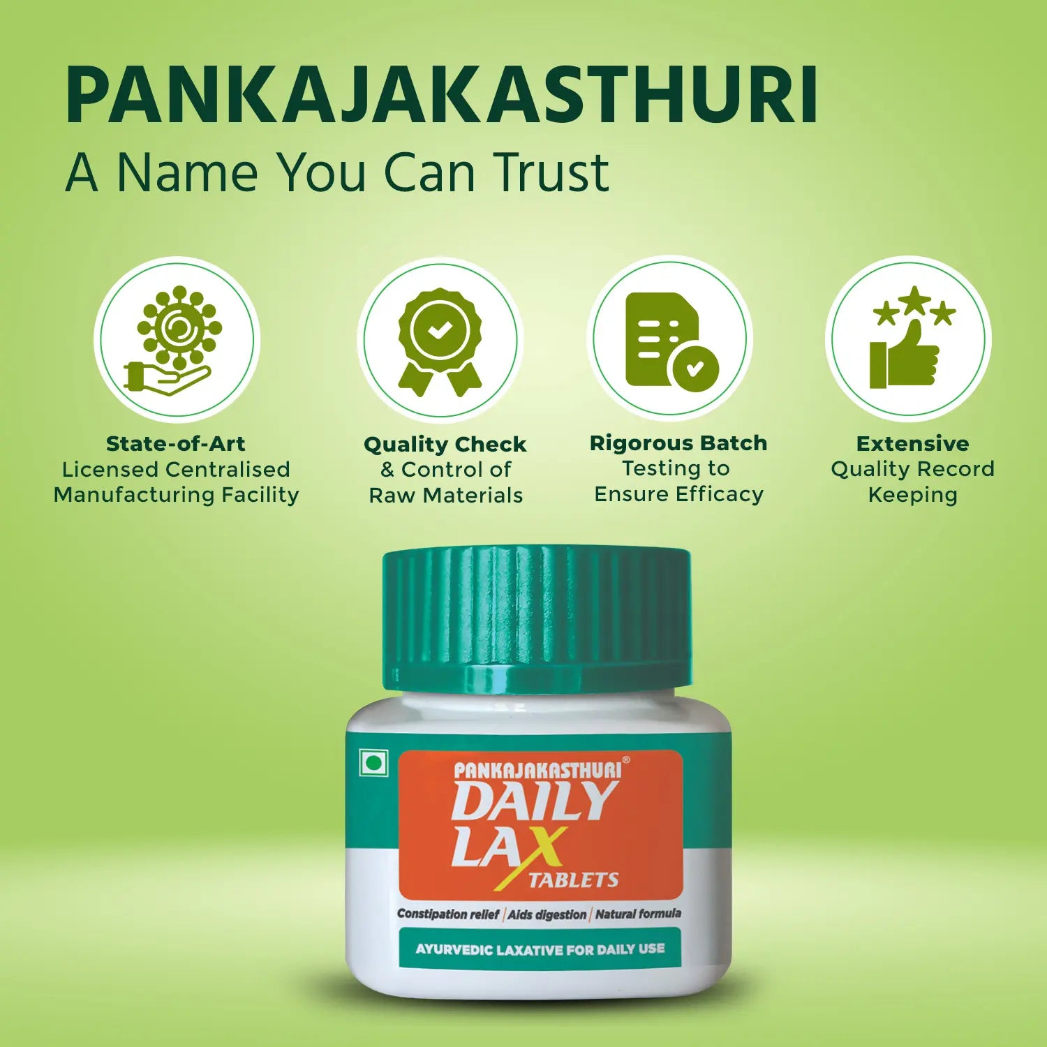 Daily Lax - 30 Tablets | Ayurvedic Daily laxative