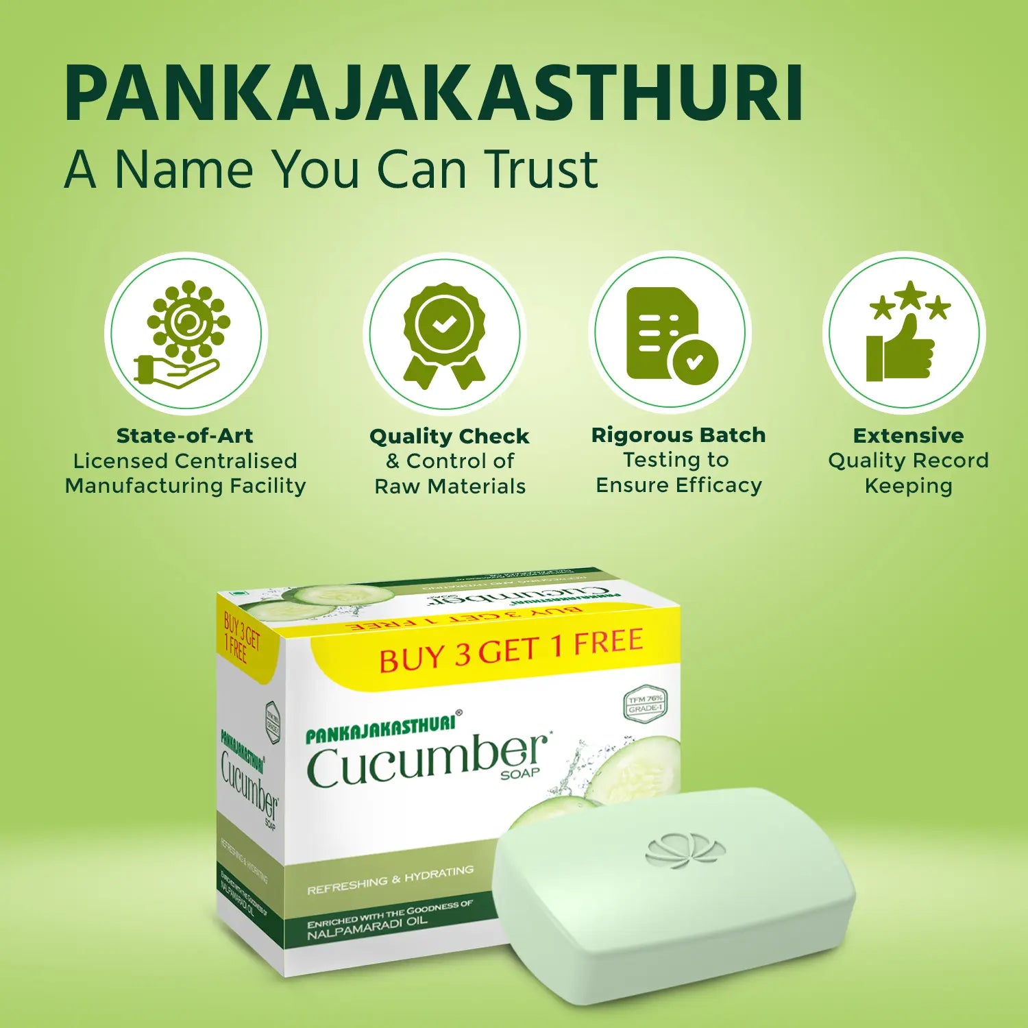 Cucumber Soap - Refreshing & Hydrating