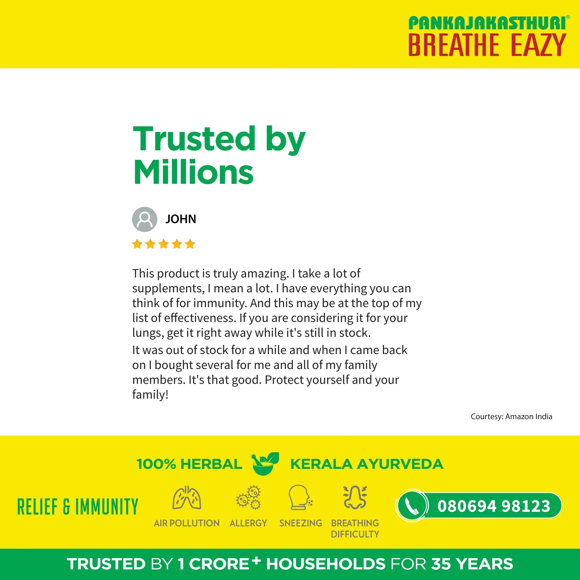 Breathe Eazy Granules | Ayurvedic Solution for Healthy Breathing