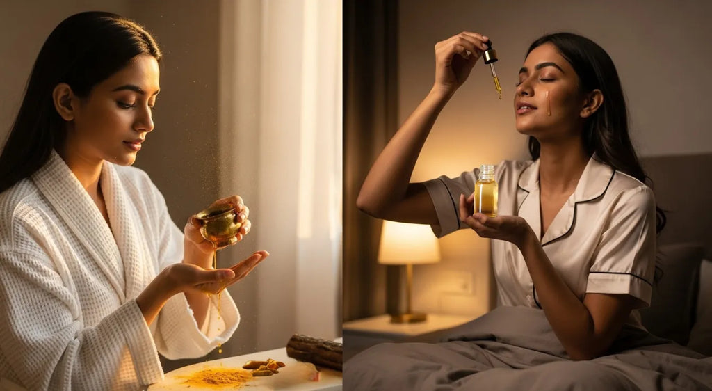 Why Ayurveda Recommends Different Oils for Day and Night Body Oiling