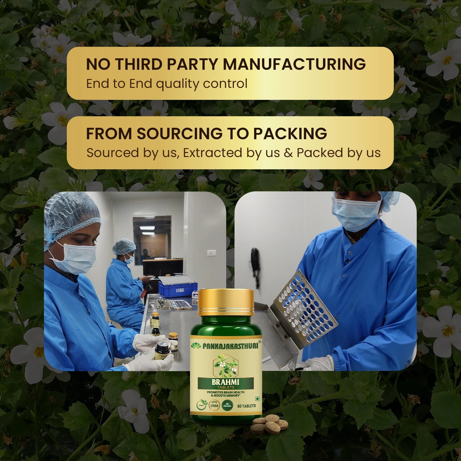 Brahmi Tablets | Promotes Brain Health & Boosts Memory