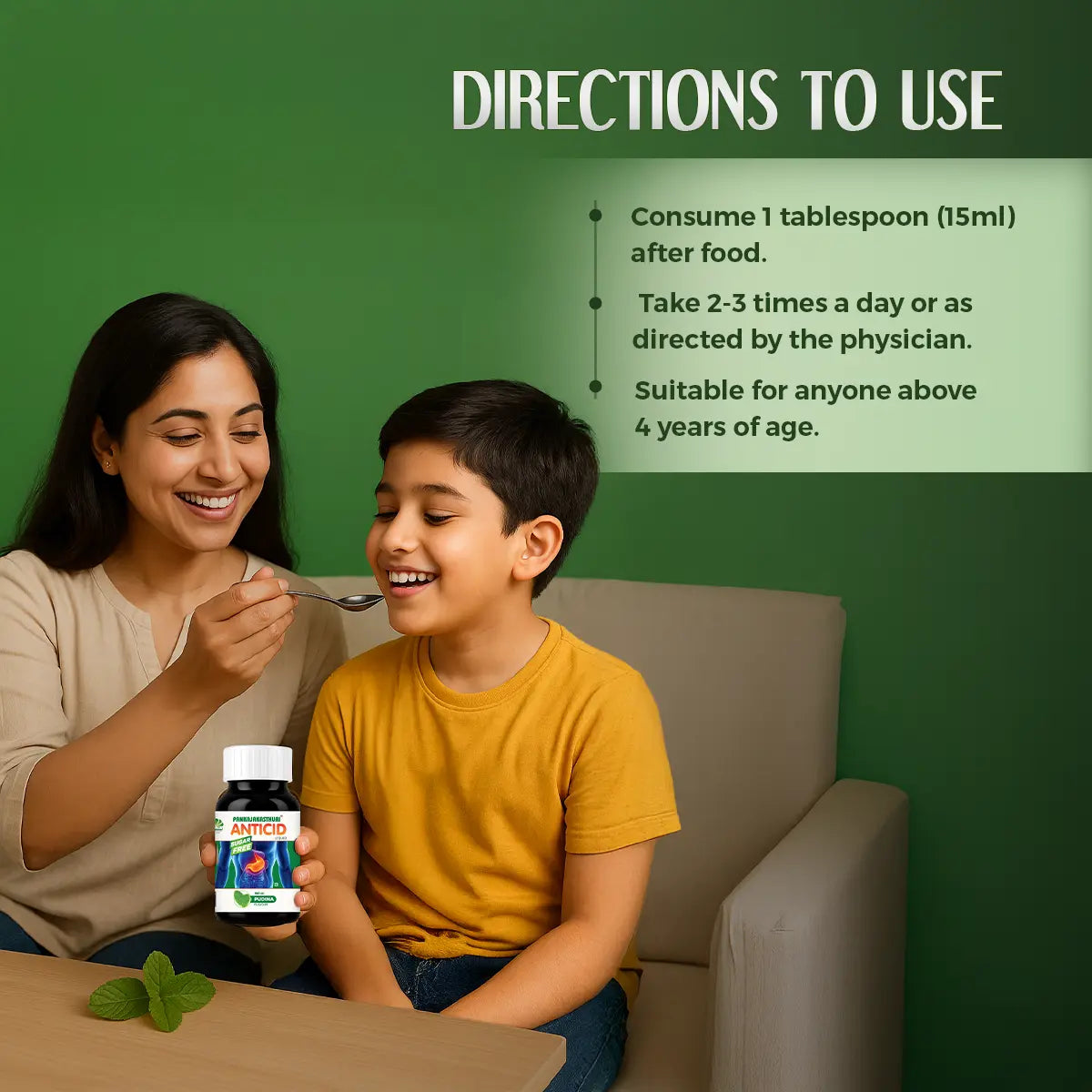 Anticid Liquid Pudina - Sugar Free