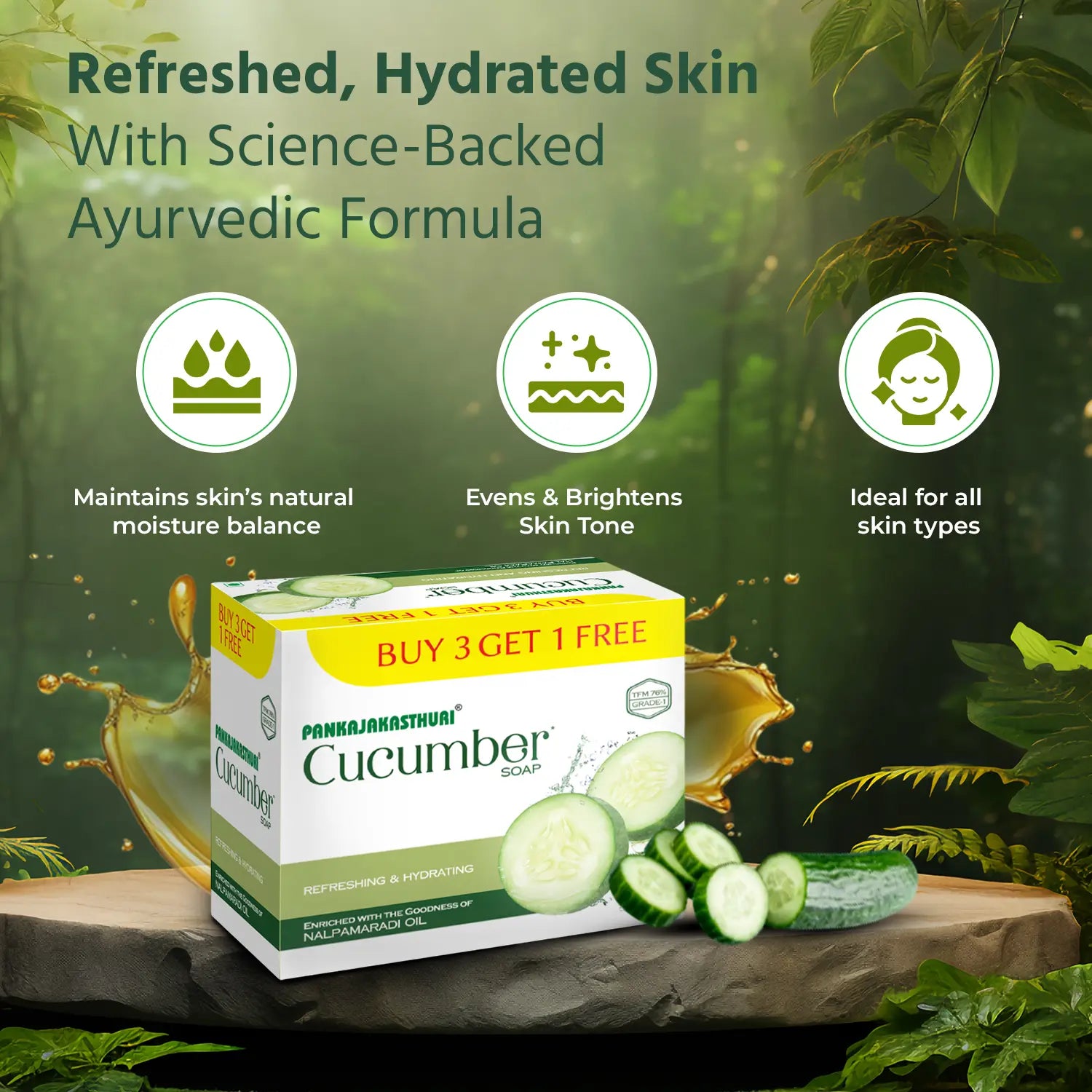Cucumber Soap - Refreshing & Hydrating