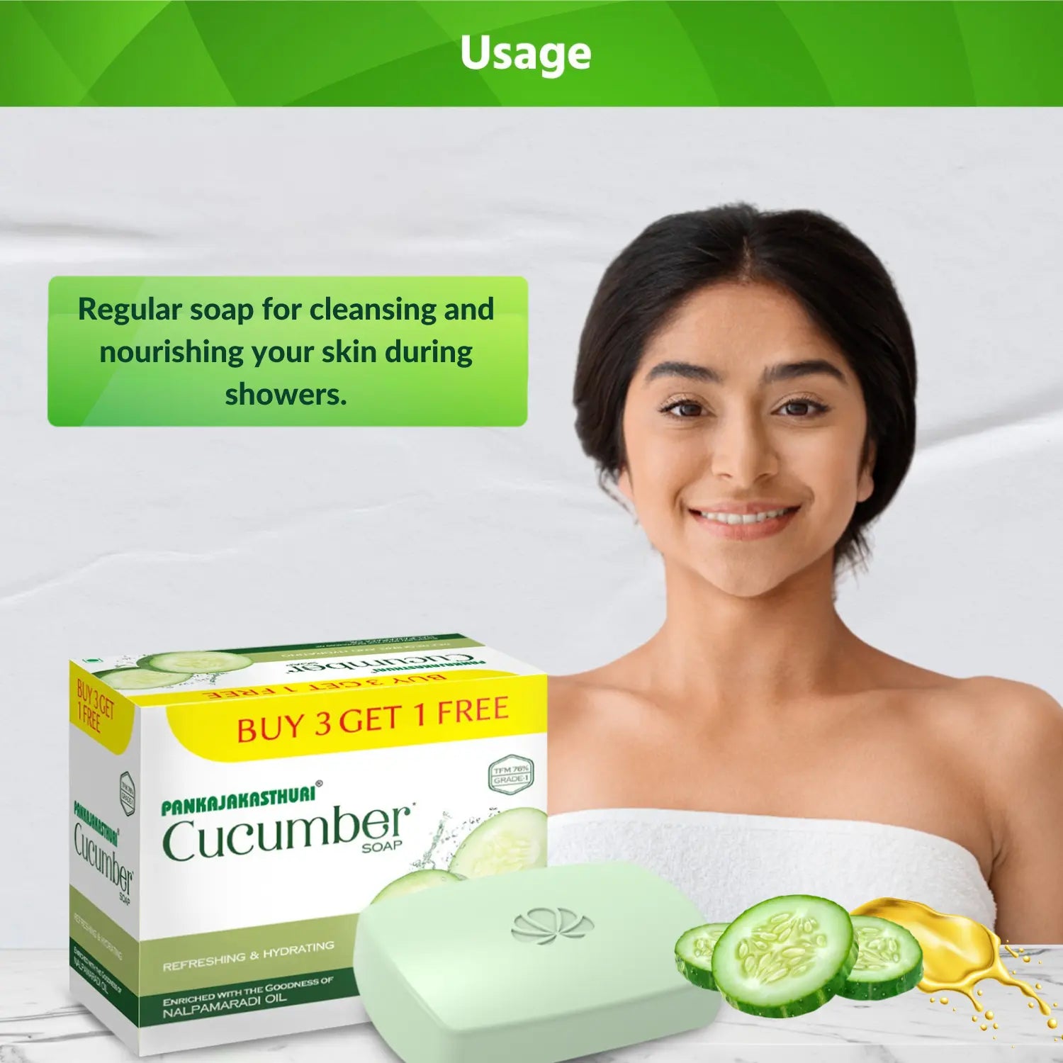 Cucumber Soap - Refreshing & Hydrating