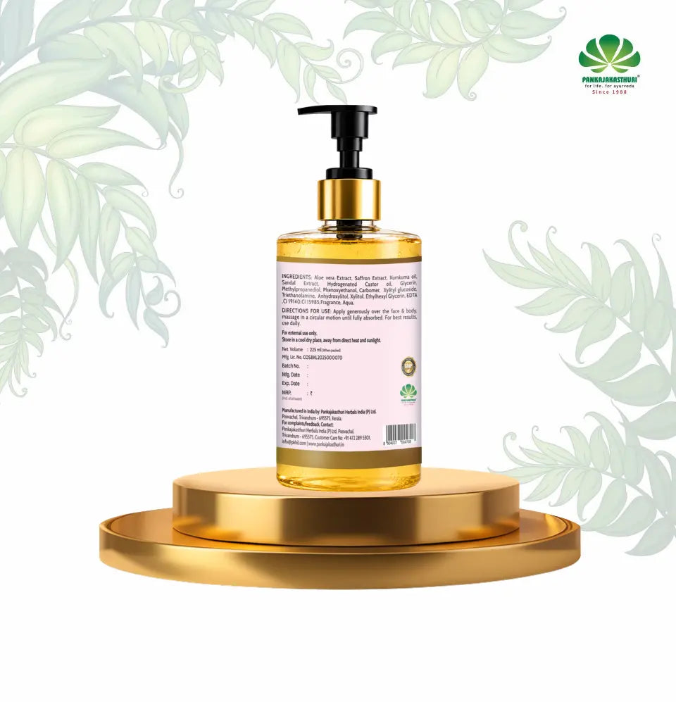 Aloe Saffron Gel with Kumkumadi Thailam & Sandalwood