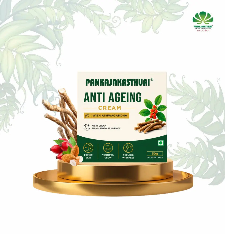Pankajakasthuri Anti-Ageing Night Cream with Ashwagandha
