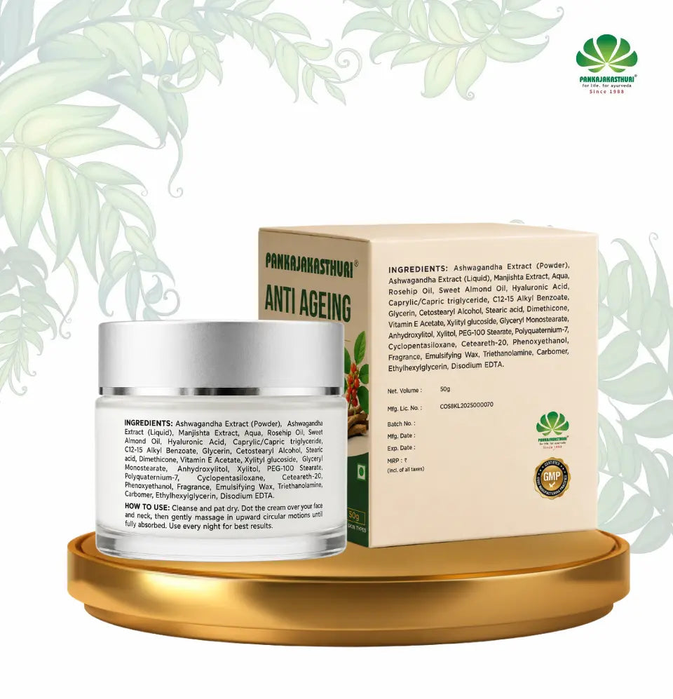 Pankajakasthuri Anti-Ageing Night Cream with Ashwagandha